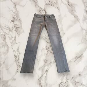 Rag & Bone Gray Fit 1 Extra Slim Cotton Poly Stretch Skinny Jeans Size 34